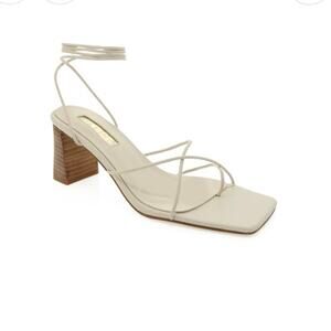Issa by Billini Strappy Heels in Bone Size 10